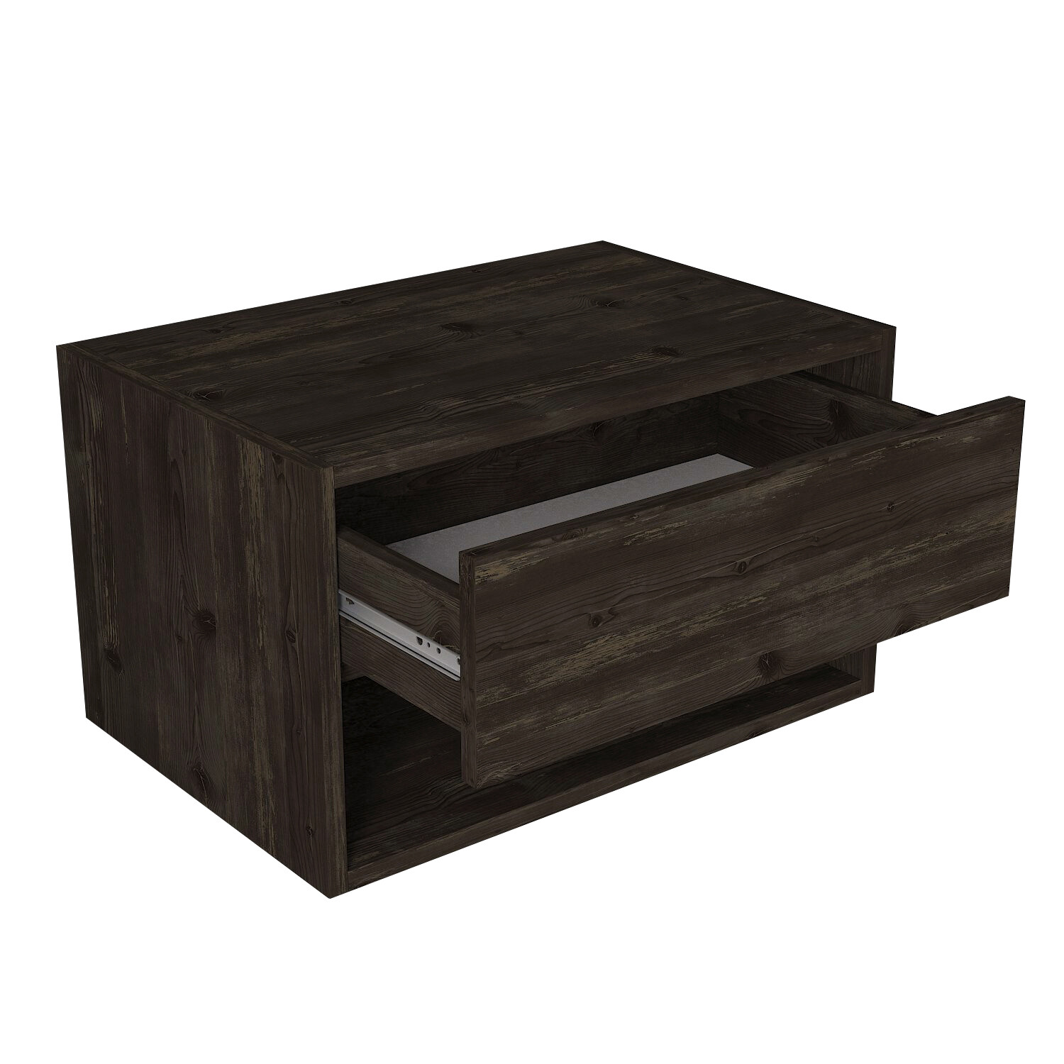 Nachtkonsole Sone dunkelgrau B/H/T: ca. 60x35x40 cm