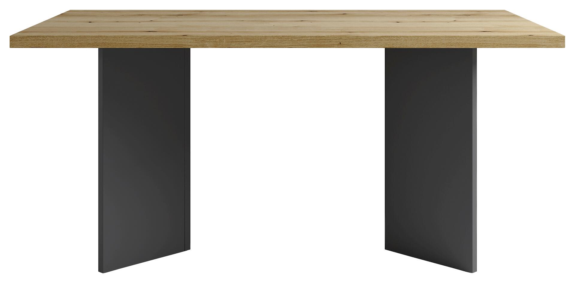 Tisch MARTEN Eiche anthrazit B/H/T: ca. 160x90x75,5 cm