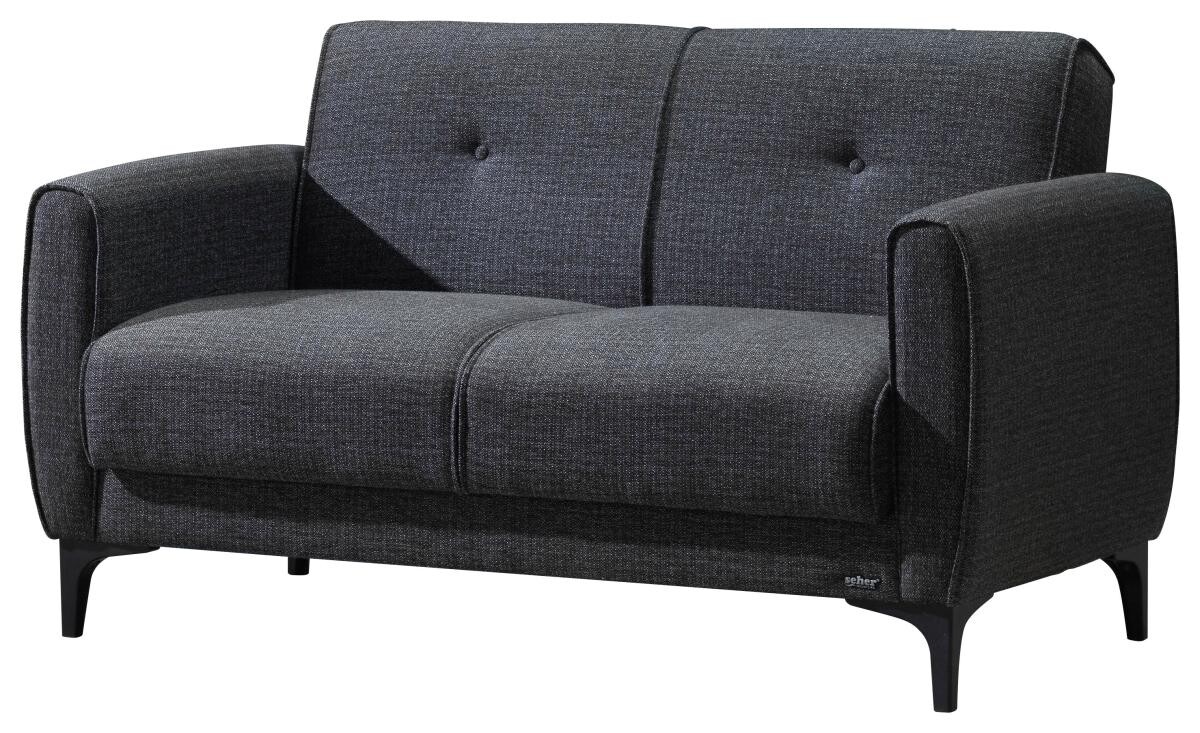 Sofa 3-2-1 San Marino anthrazit Microfaser