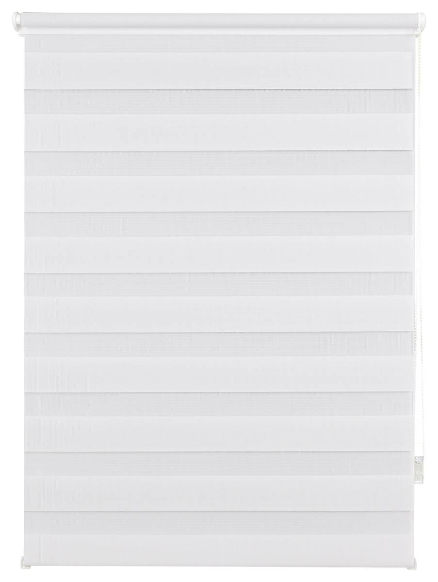 Doppelrollo Just weiß B/L: ca. 140x160 cm