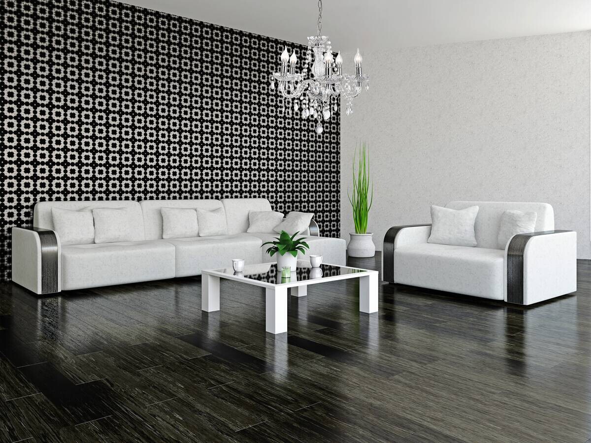 Nowa Lüsterkrone 15100501 Chrom Metall H/D: ca. 150x48 cm E14 5 Brennstellen