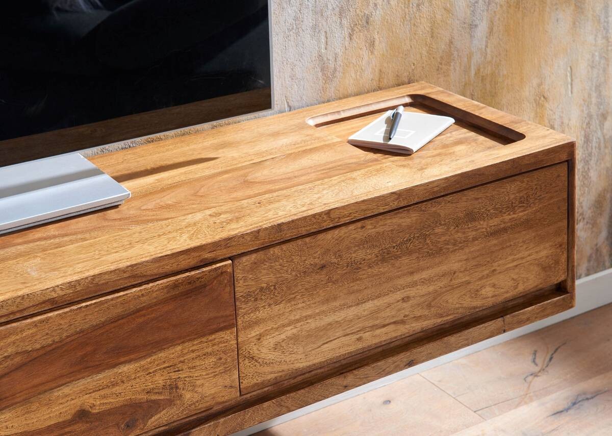 Lowboard rosenholz Nachbildung B/H/T: ca. 160x25x35 cm