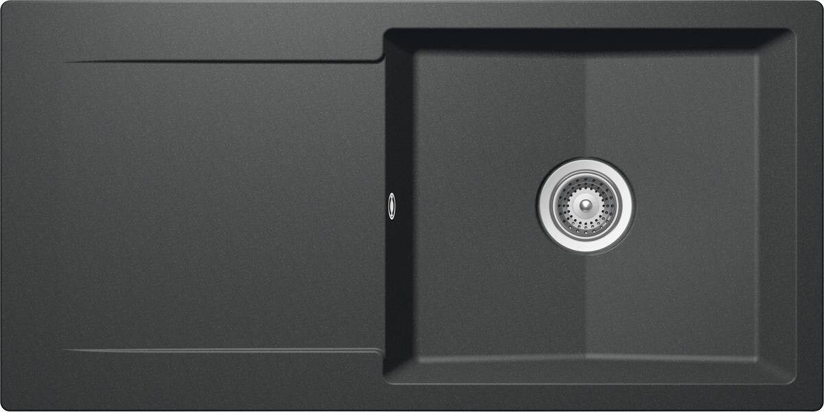 SCHOCK Einbauspüle EPUD100LA RCA Cristalite B/H/T: ca. 100x18,1x50 cm