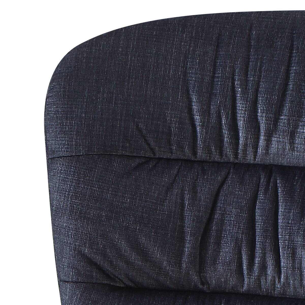 Stuhl Dora dunkelgrau Velourstoff