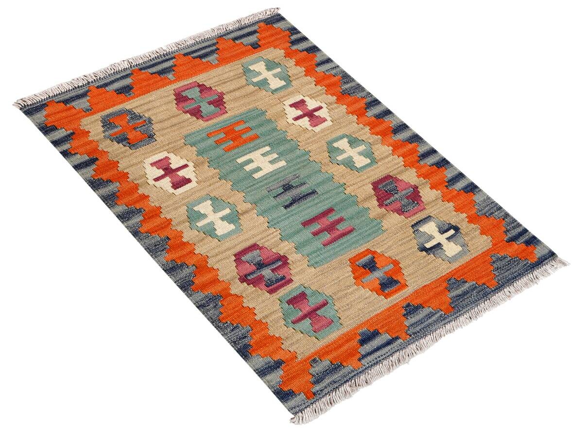 PersaTepp Teppich Kelim Gashgai bunt B/H/L: ca. 64x1x91 cm