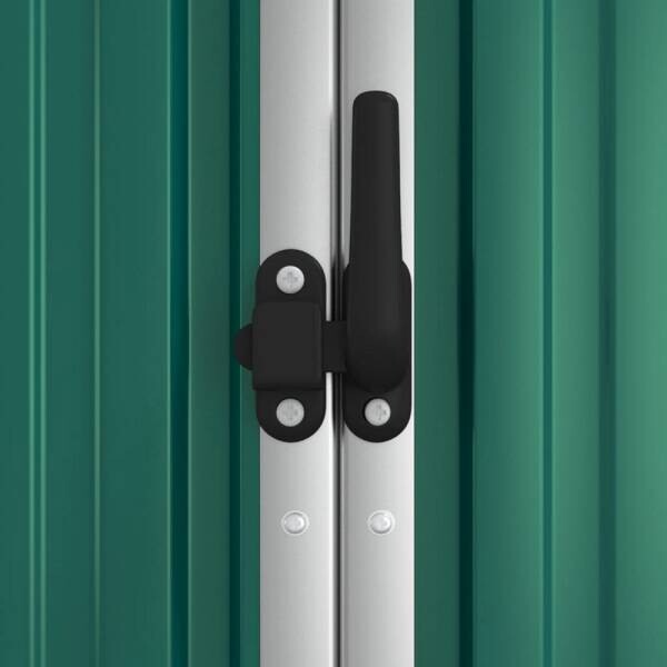 vidaXL Geräteschuppen grün B/H/T: ca. 161x161x89 cm