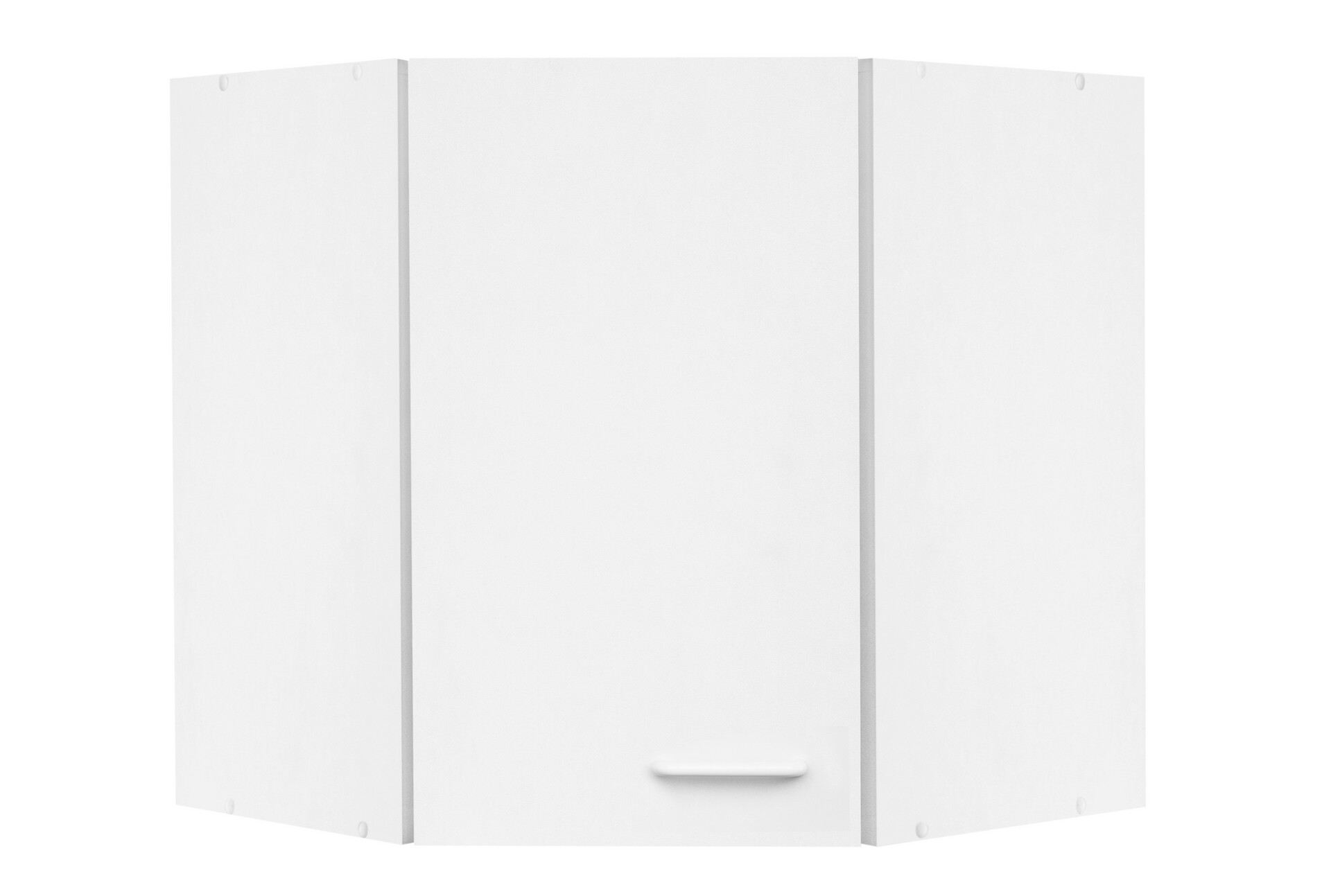 Eckhängeschrank weiß matt B/H/T: ca. 60x53x35 cm
