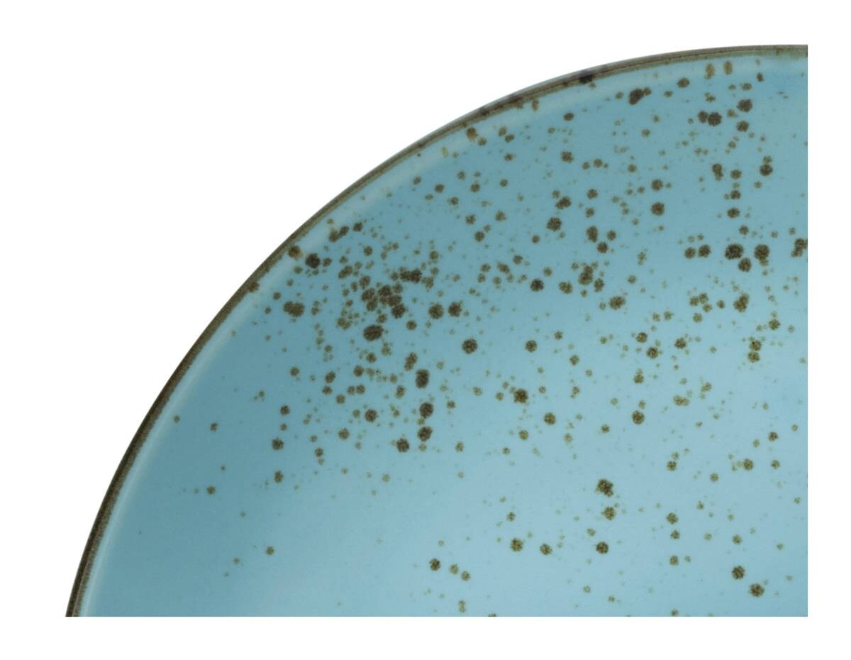 CreaTable Tafelservice Nature Collection Aqua blau Keramik 12 tlg.