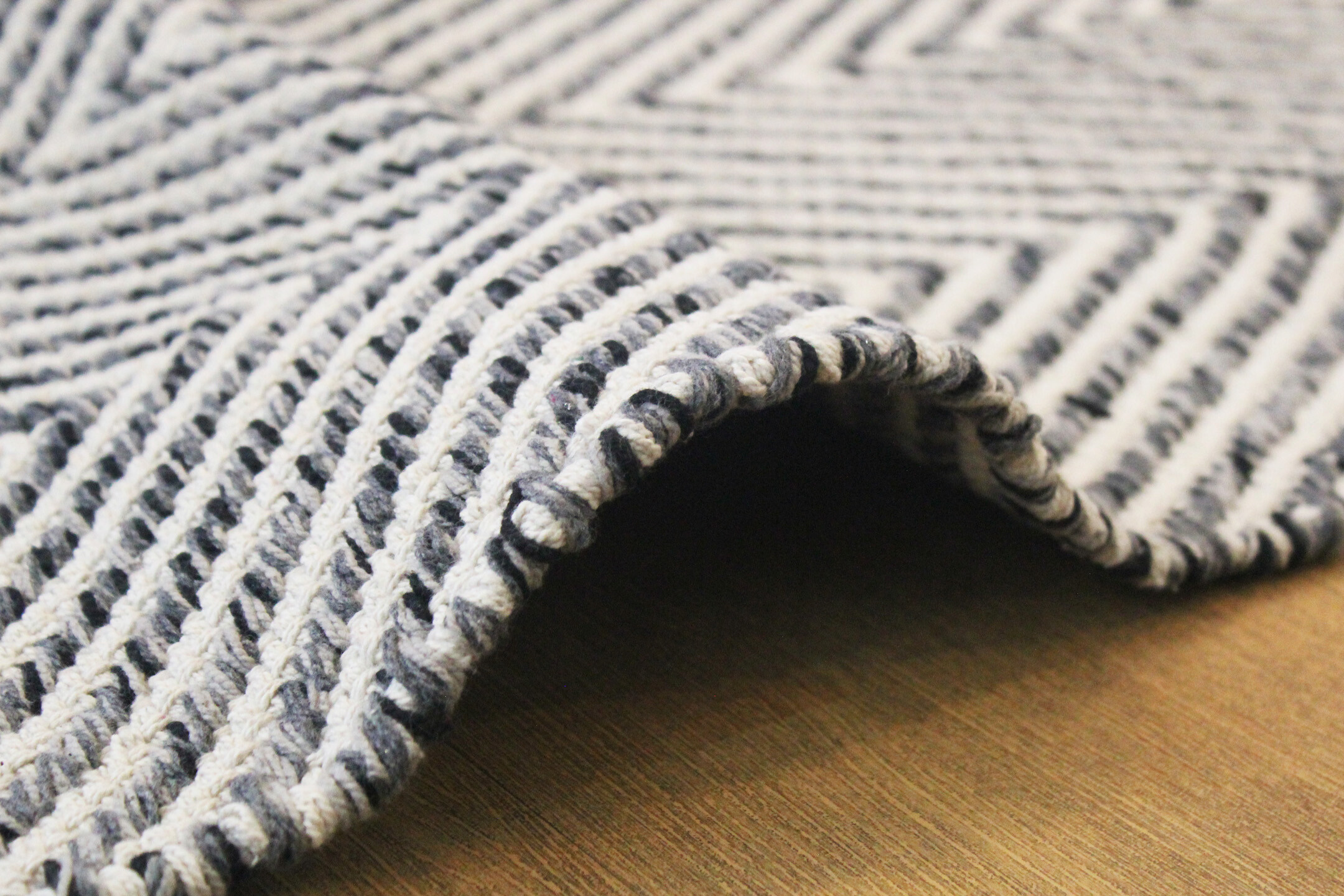 Kayoom Flachflorteppich Aperitif 510 grau B/H/L: ca. 120x0,7x170 cm