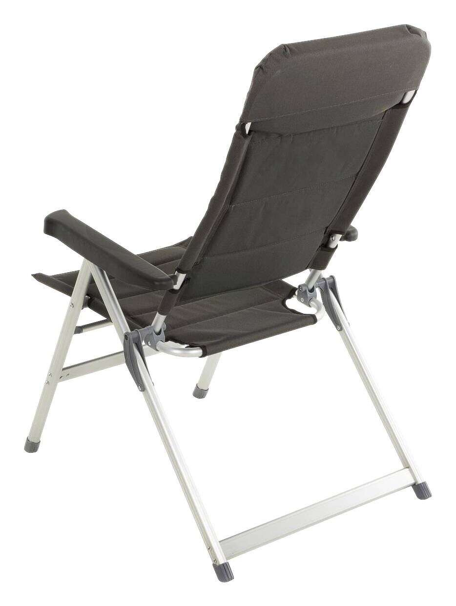 VCM Garten-Klappstuhl schwarz Polyester B/H/T: ca. 63x122x58 cm