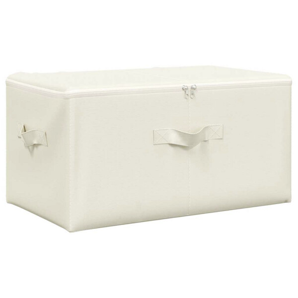 vidaXL Aufbewahrungsbox creme B/H/L: ca. 34x23x43 cm