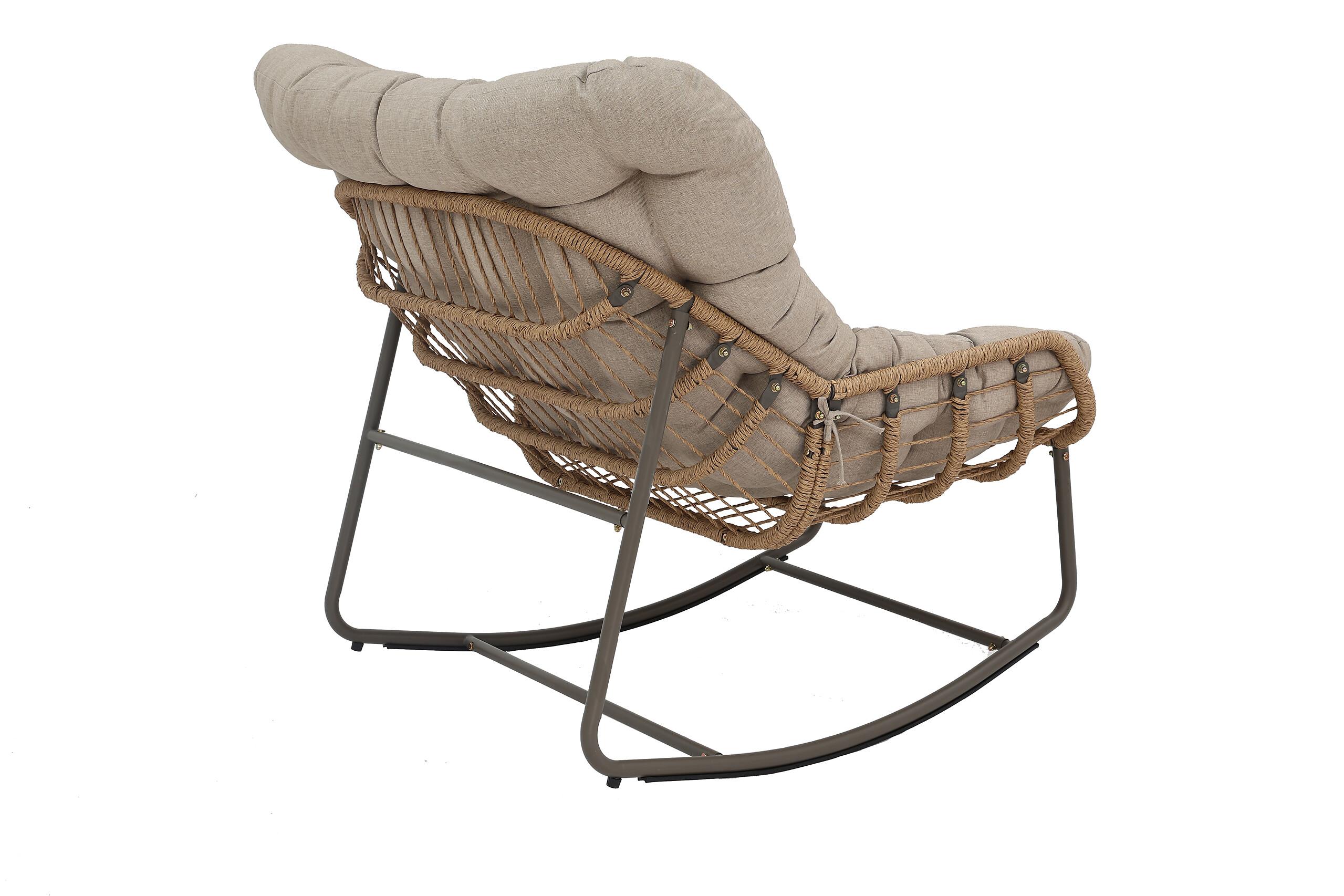 POCOline Gartenstuhl braun Stahl