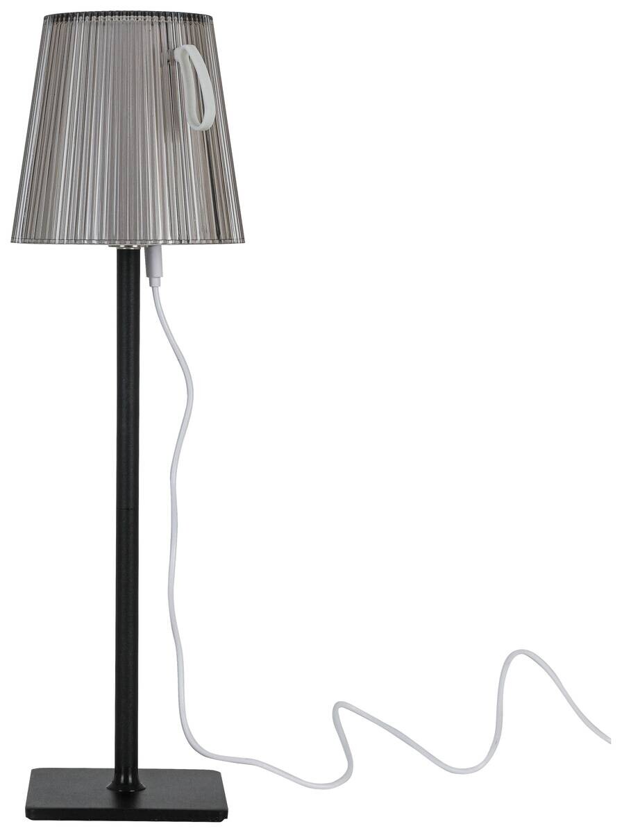 Tischleuchte anthrazit H/D: ca. 36x11 cm