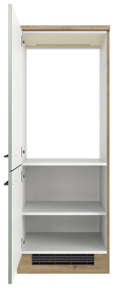 Kühlumbauschrank Cara grün B/H/T: ca. 60x161x60 cm