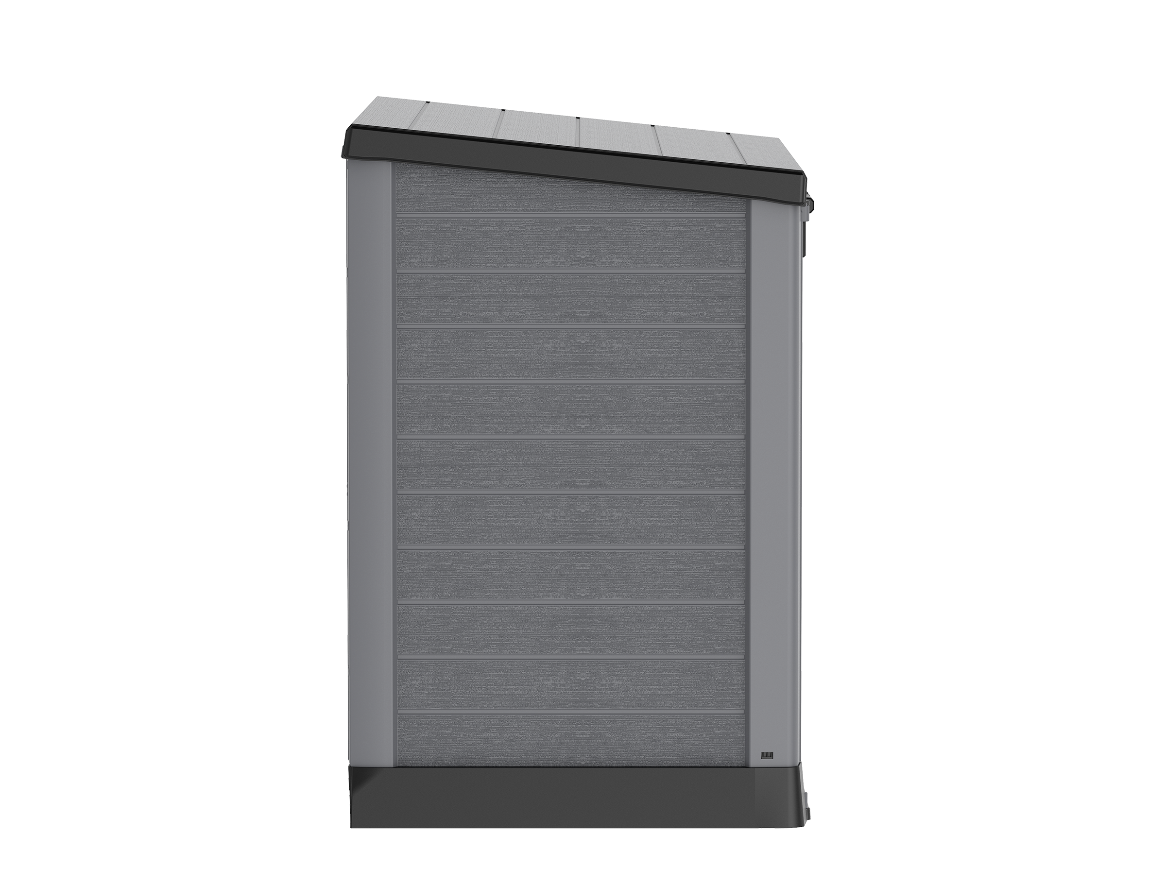 VCM Mülltonnenbox 2er StoreAway grau Kunststoff B/H/L: ca. 145x125x83 cm