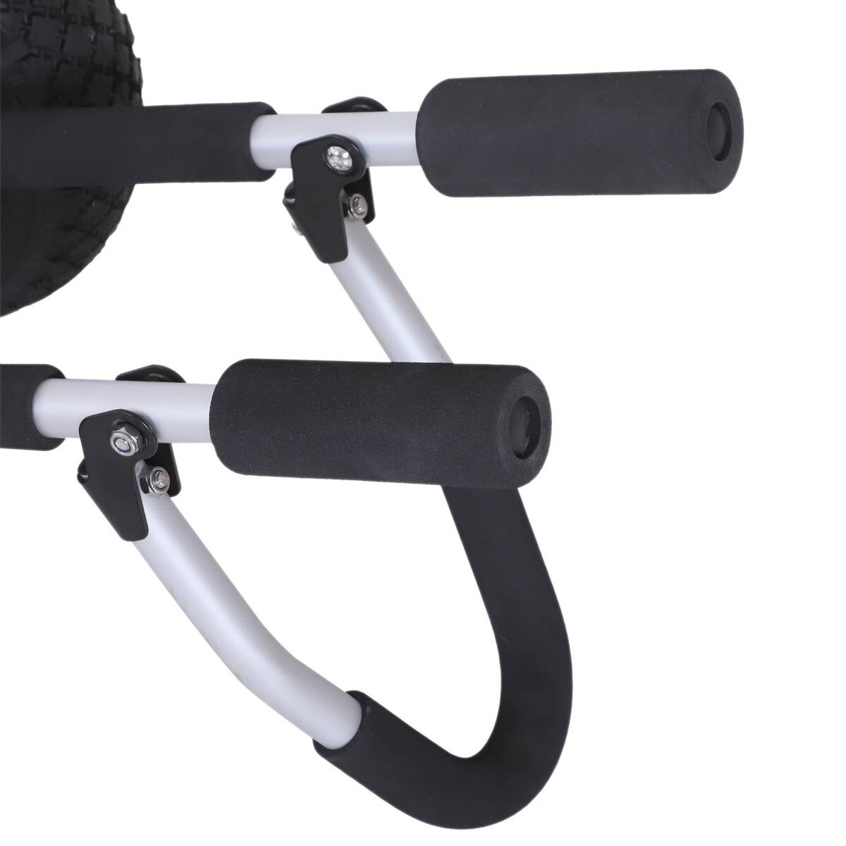 HOMCOM Surfwagen schwarz Aluminium