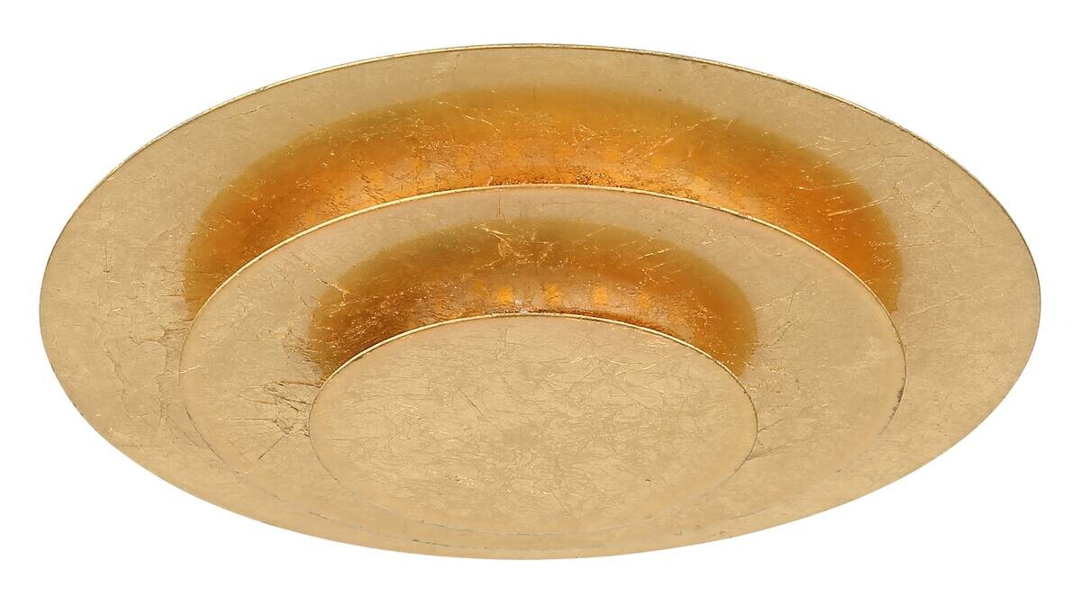 GLOBO LED-Deckenleuchte Heda gold Metall H/D: ca. 5x18 cm