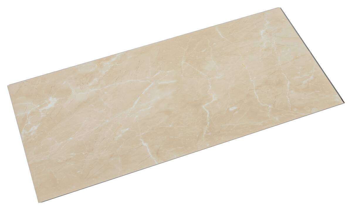 Click-Vinylboden Botticino Hochglanz 1,92 m² im Pak. B/L: ca. 80x40 cm pro Paket