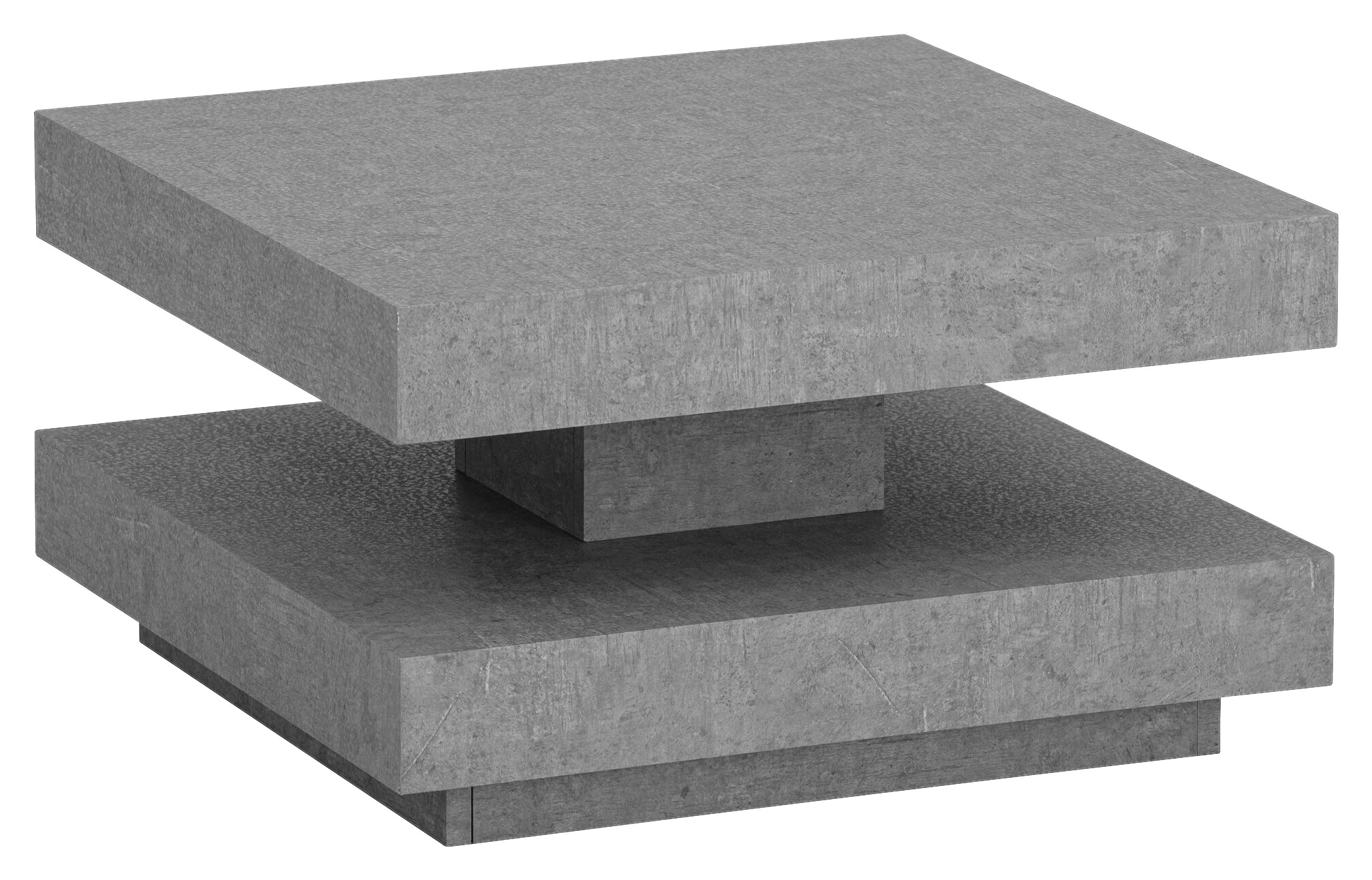 Wohnling Couchtisch Beton B/H/T: ca. 60x34x60 cm