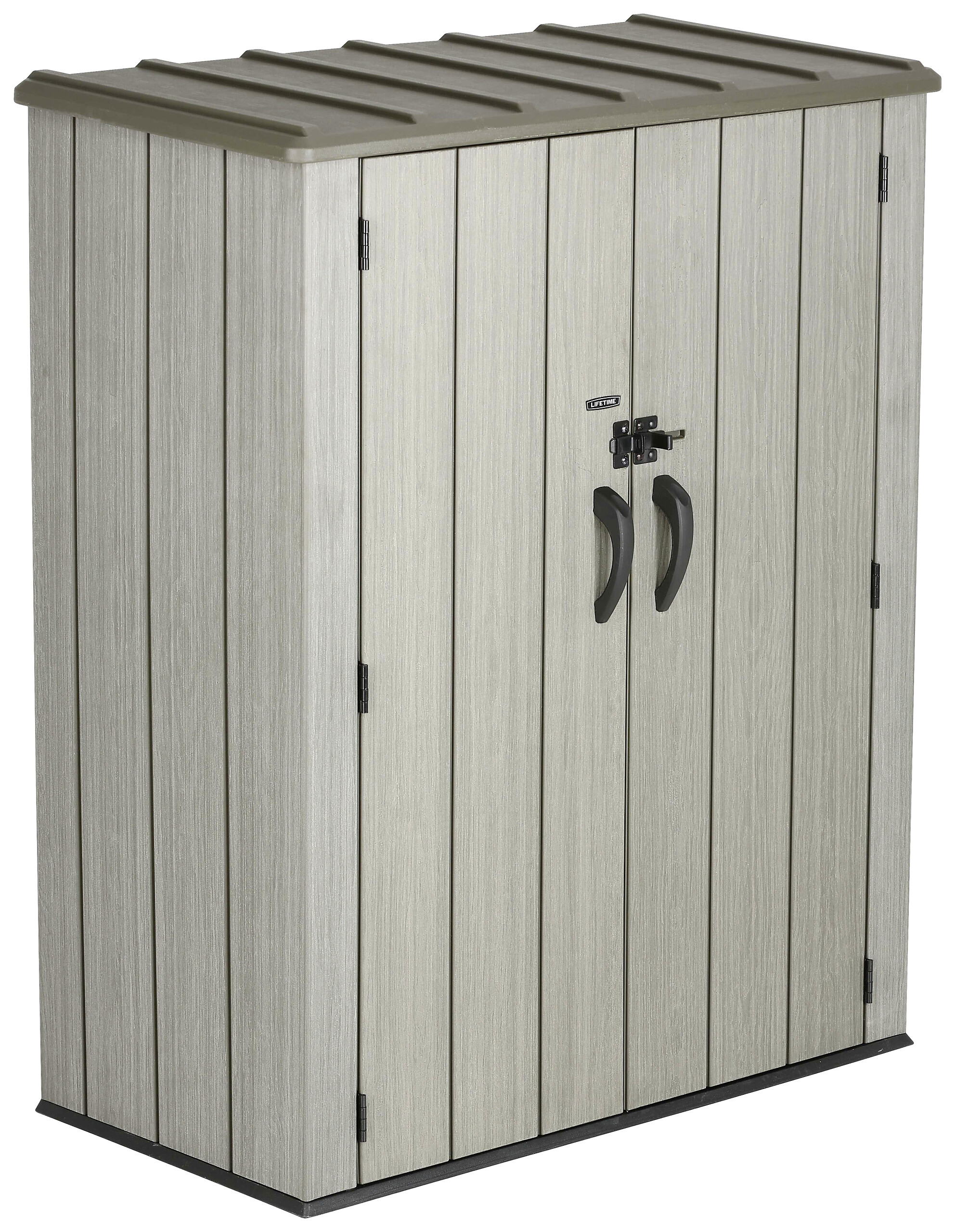 Lifetime Geräteschrank grau Kunststoff B/H/L: ca. 136x172x70 cm