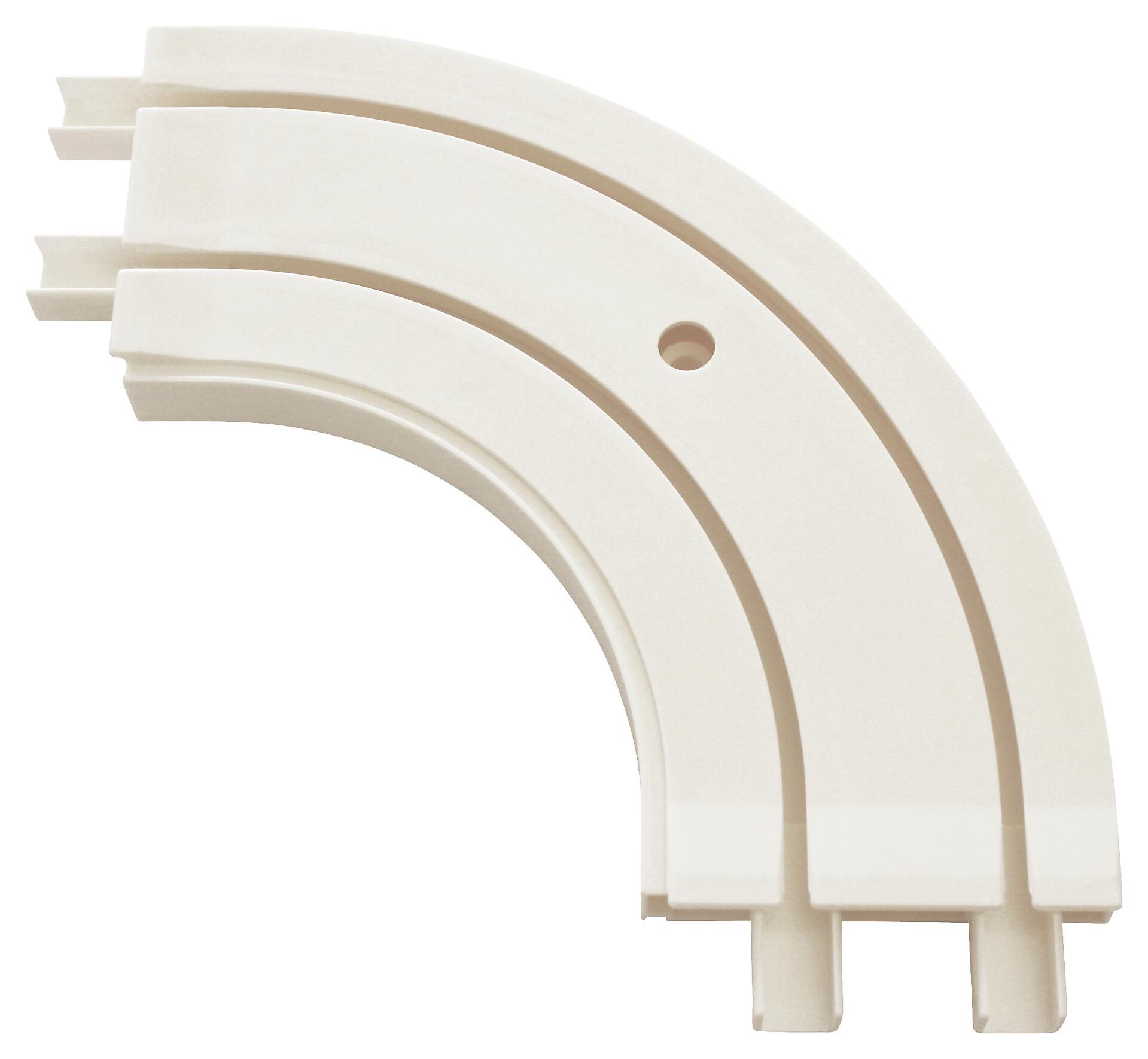 Boviva Erkerbogen weiß Kunststoff 2.0 Läufe