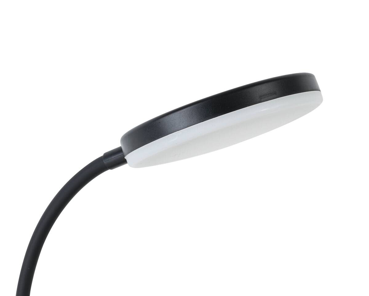 Nolo Tischleuchte Elena schwarz Kunststoff B/H/L: ca. 8,5x47x18 cm