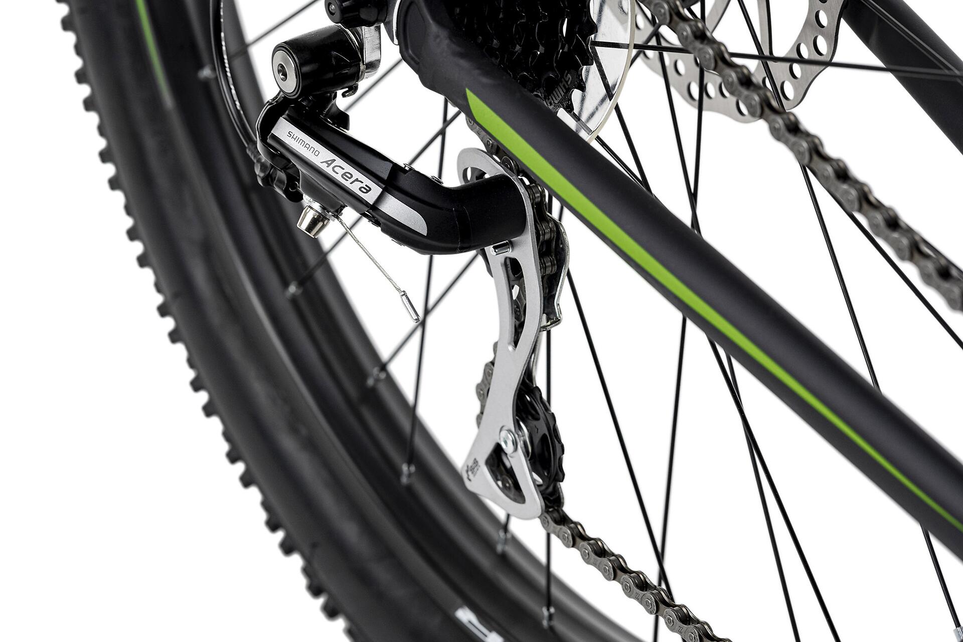 KS-Cycling Mountain-Bike Xceed 27,5" Xceed 27,5 Zoll Rahmenhöhe 46 cm 24 Gänge schwarz schwarz ca. 27,5 Zoll