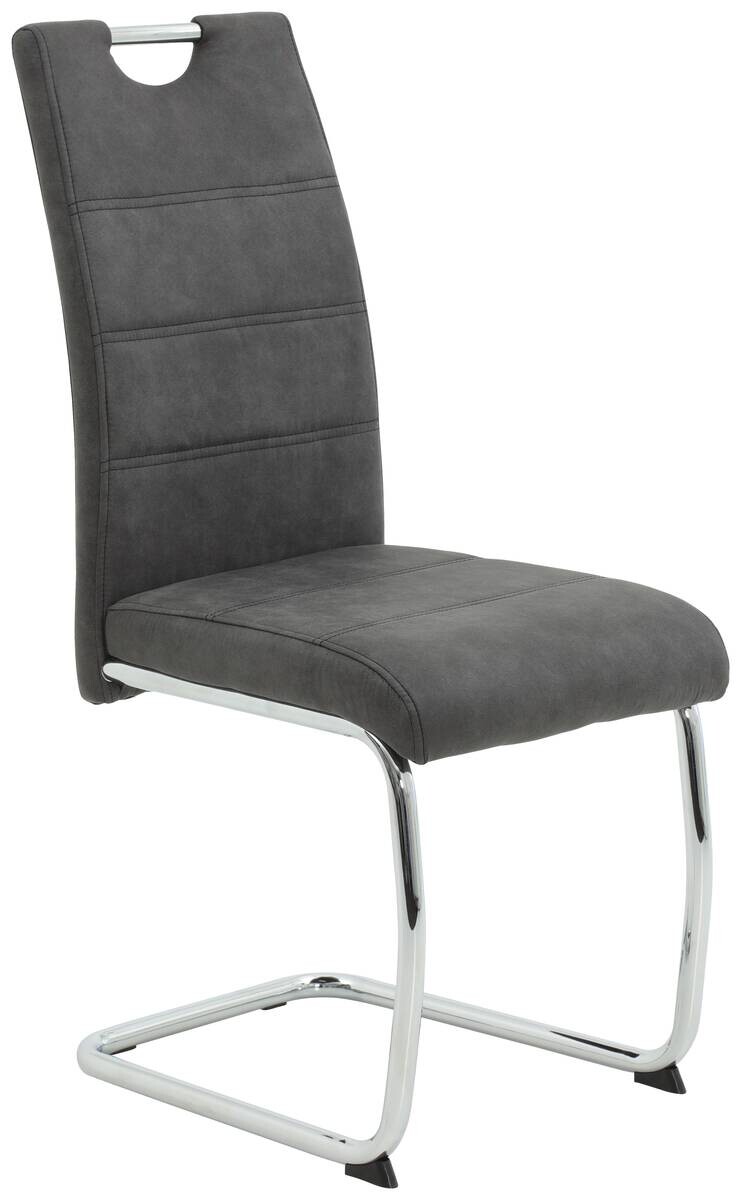 Essgruppe Lia II Eiche anthrazit Microfaser B/H/T: ca. 320x76x90 cm