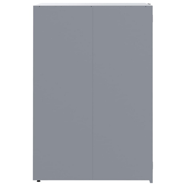 vidaXL Mülltonnenbox grau