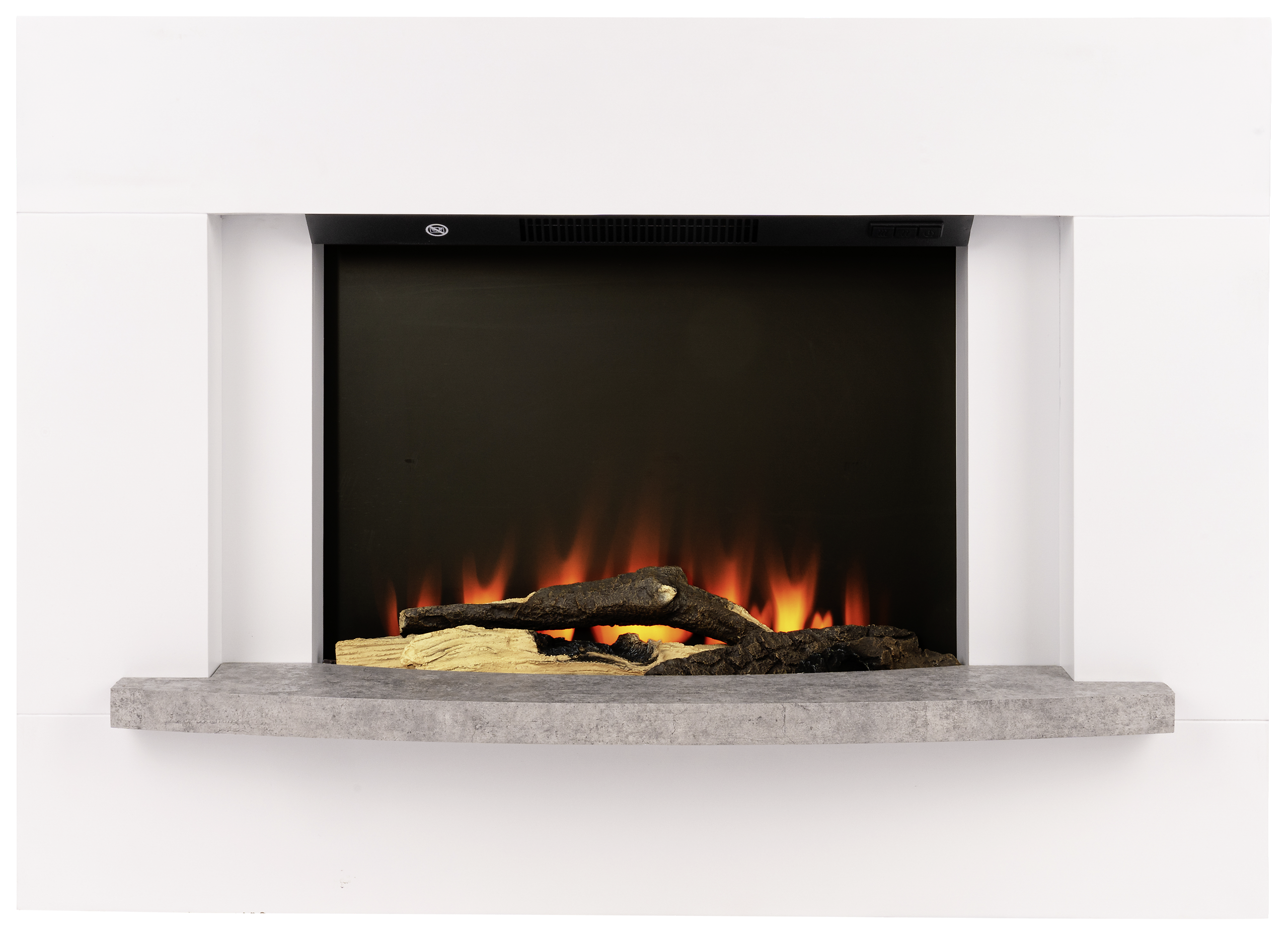 BHP Elektrischer-Kamin INE BG00749-15 weiß MDF B/H/T: ca. 100x70,5x35,5 cm ca. 1500 W