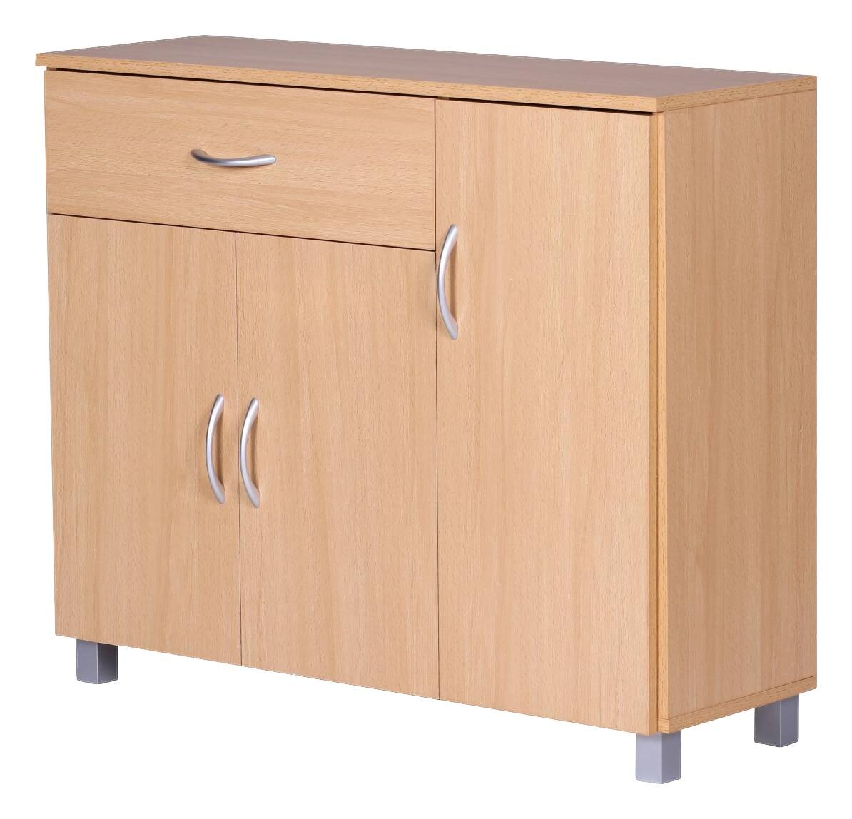 Sideboard buche Nachbildung silber B/H/T: ca. 90x75x30 cm