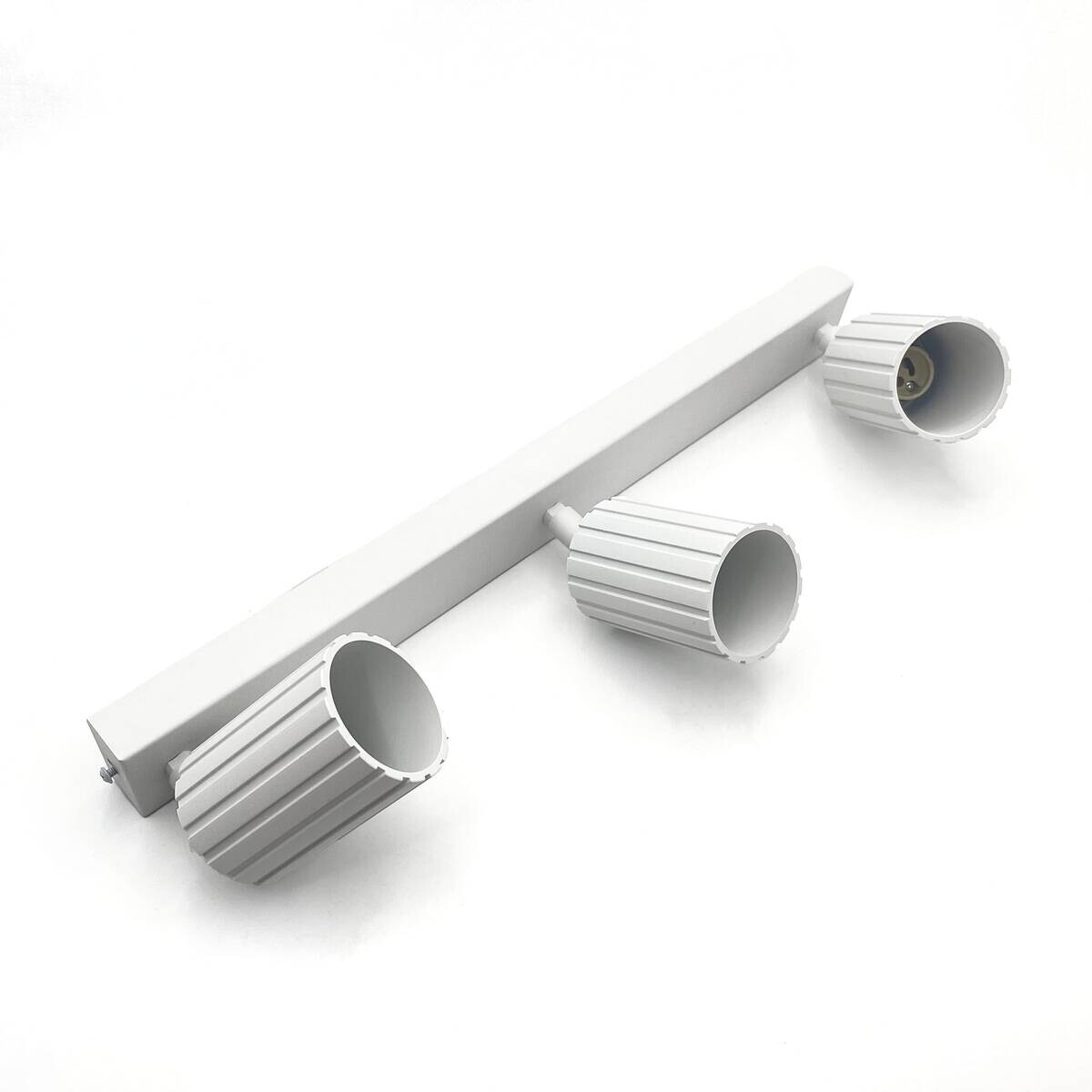 Lamkur Strahler Prisma weiß Stahl B/H/L: ca. 6,5x16,5x45 cm 3 Brennstellen