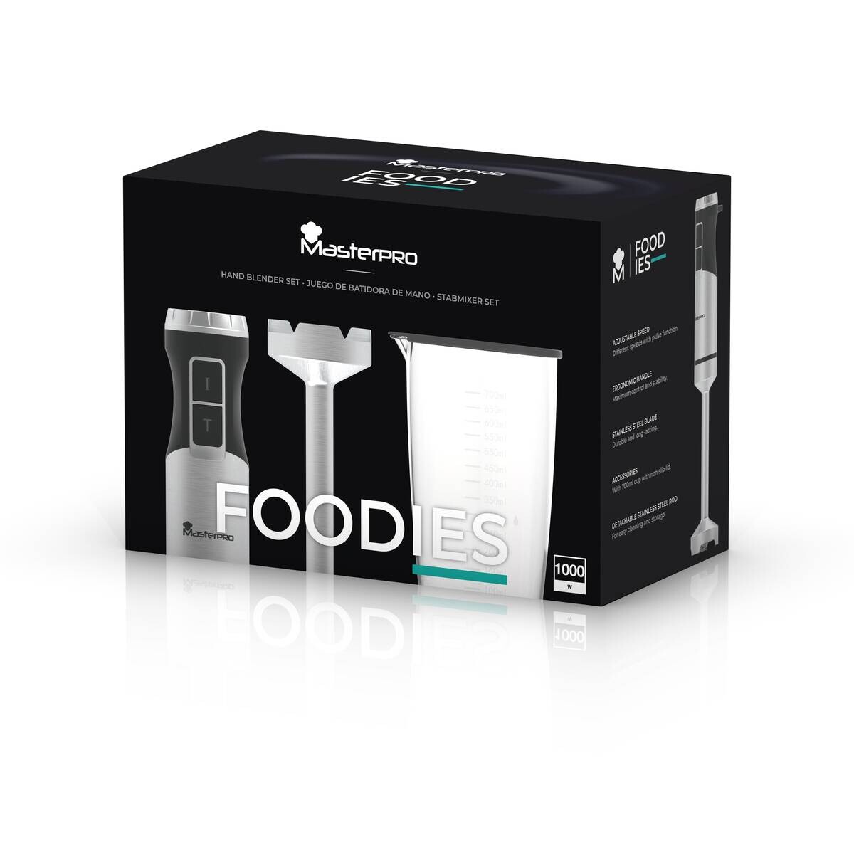 MASTERPRO Stabmixer-Set schwarz