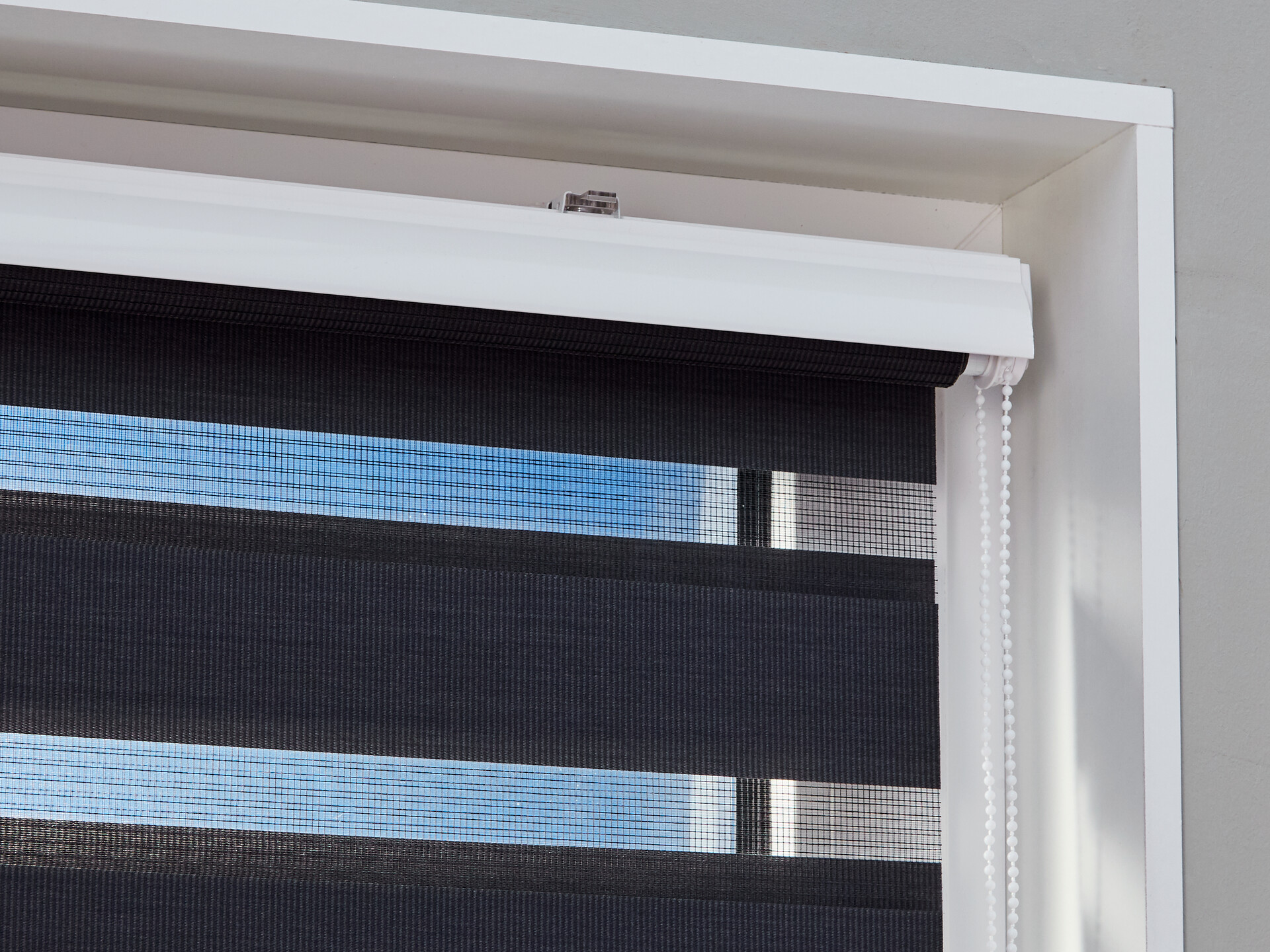 POCOline Doppelrollo mit Blende Easy-Fix anthrazit B/L: ca. 120x160 cm