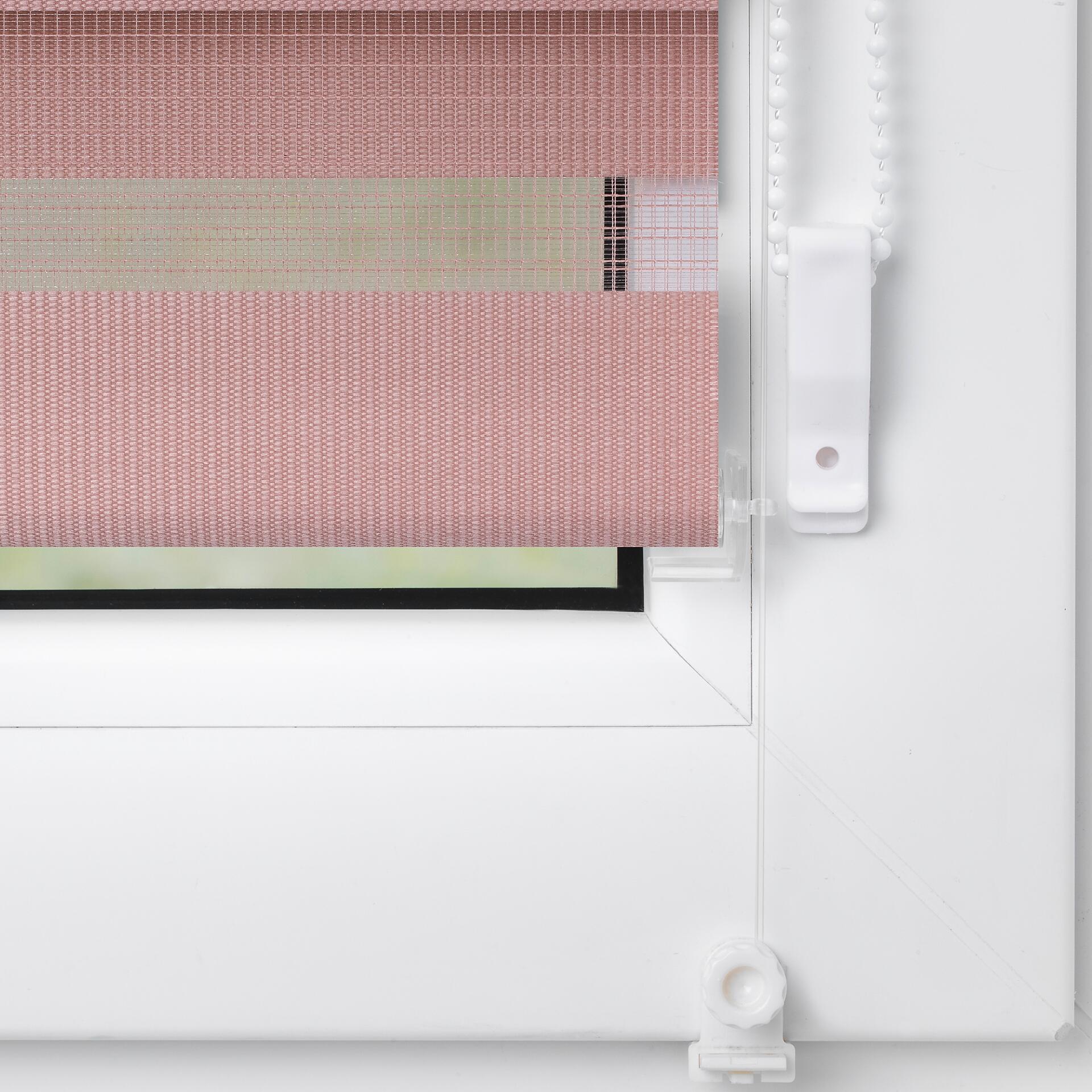 LICHTBLICK Doppelrollo Duo altrosa B/L: ca. 90x220 cm