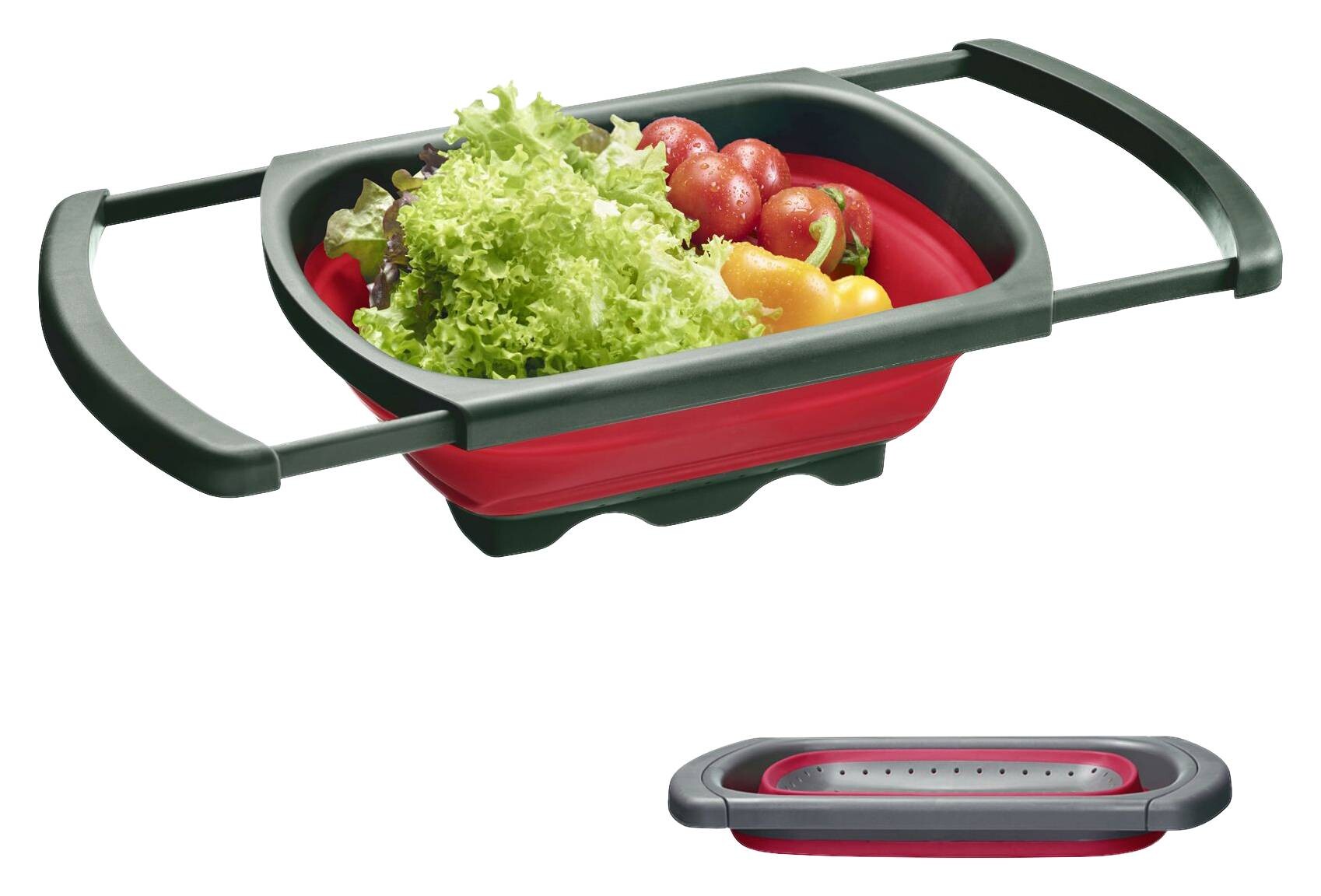 Westmark Küchensieb rot Kunststoff