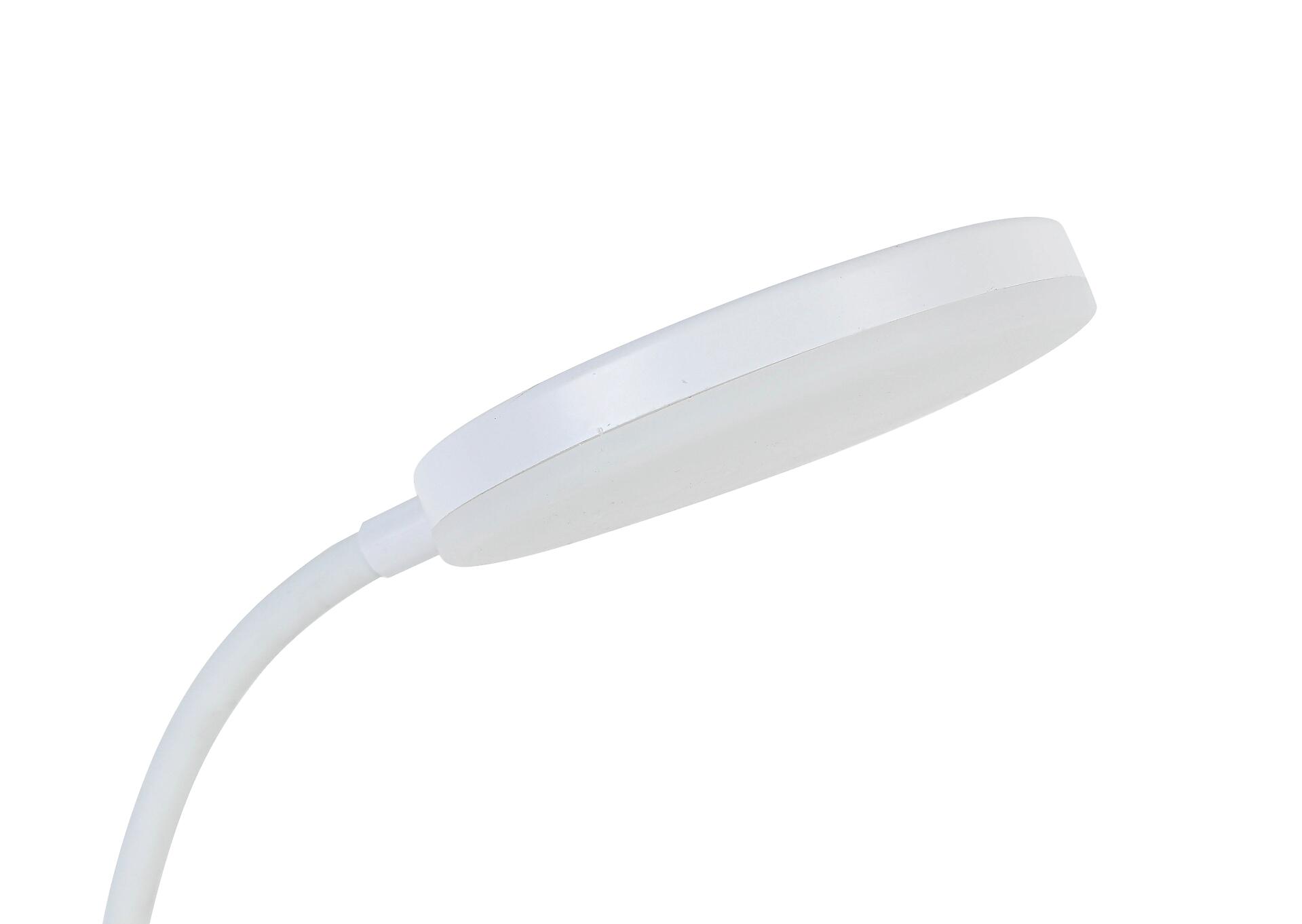 Nolo Tischleuchte Elena weiß Kunststoff B/H/L: ca. 8,5x47x18 cm