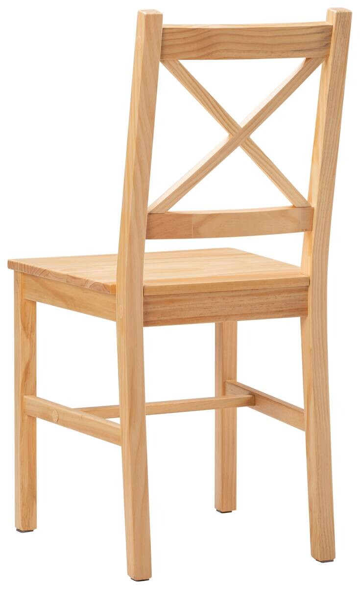 Stuhl Harry natur Holz B/H/T: ca. 47x86x41 cm