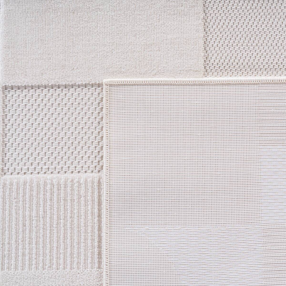 Ayyildiz Kurzflorteppich DOHA creme B/L: ca. 140x200 cm