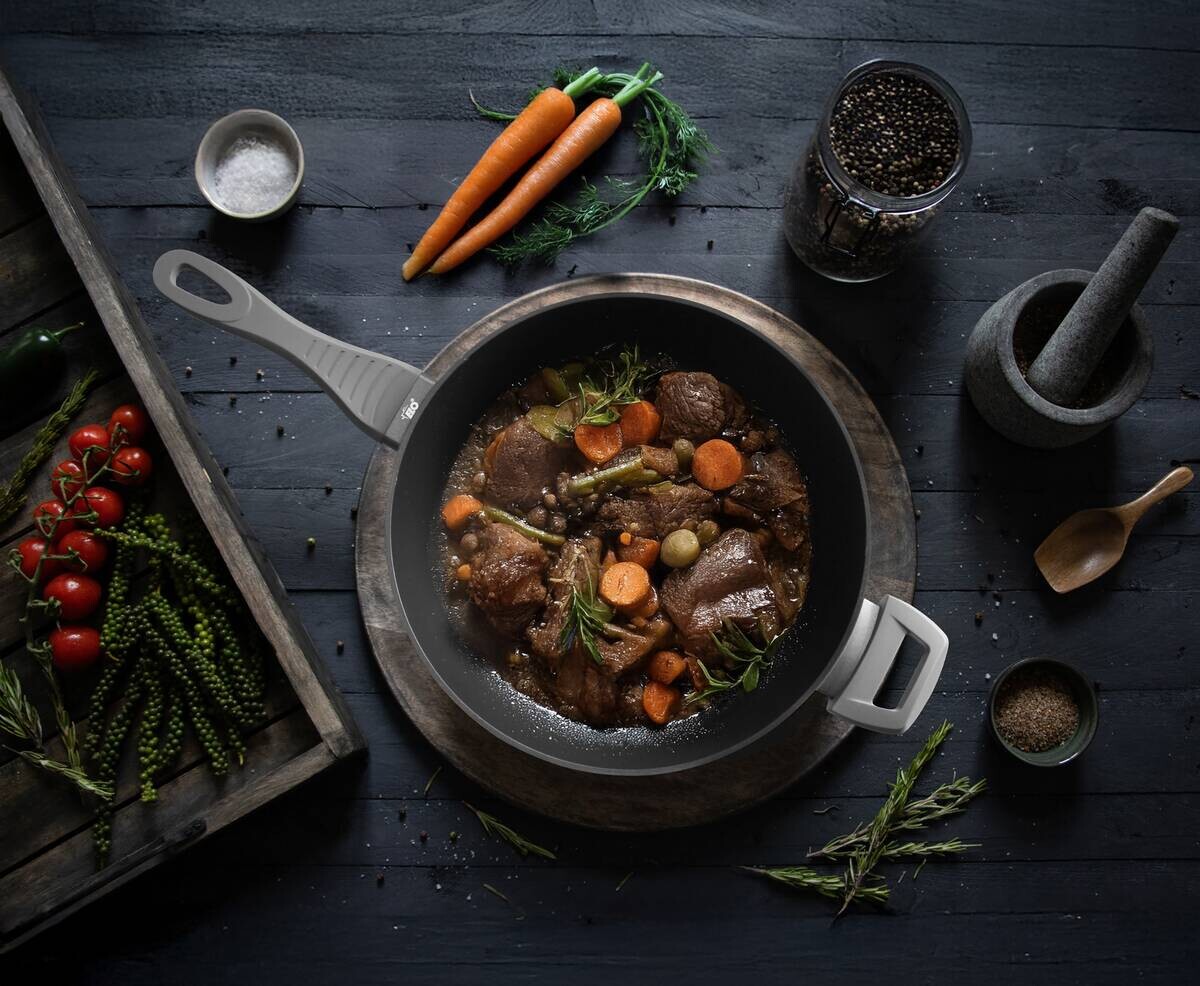 ELO Pfanne grau Aluguss D: ca. 24 cm