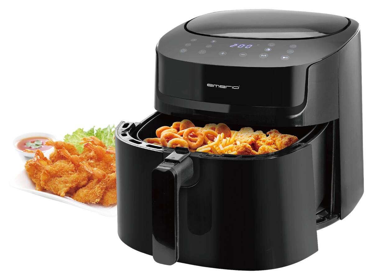 Emerio Heißluftfritteuse AF-129622.1 schwarz Kunststoff B/H/T: ca. 40x34x33 cm ca. 7,2 l