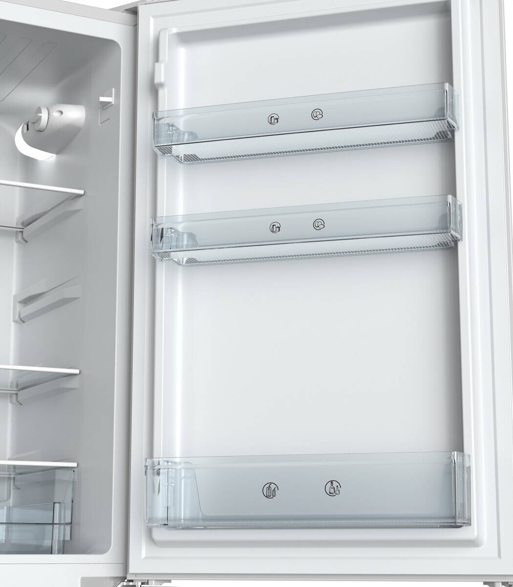 POCOline Kühl-/Gefrierkombination KGK 142-154 ESI silber B/H/T: ca. 48,3x142x52,2 cm