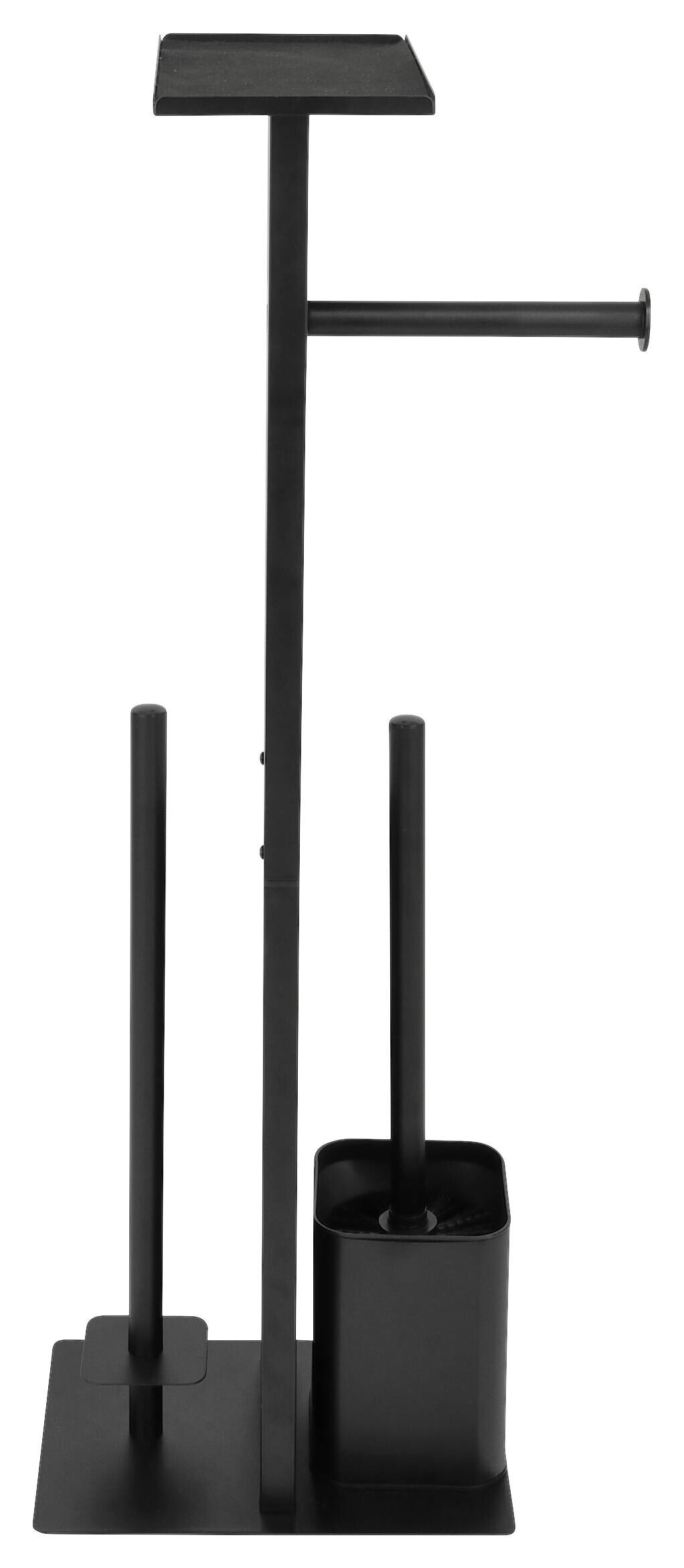 Sensation Stand-WC-Garnitur Turin schwarz Edelstahl