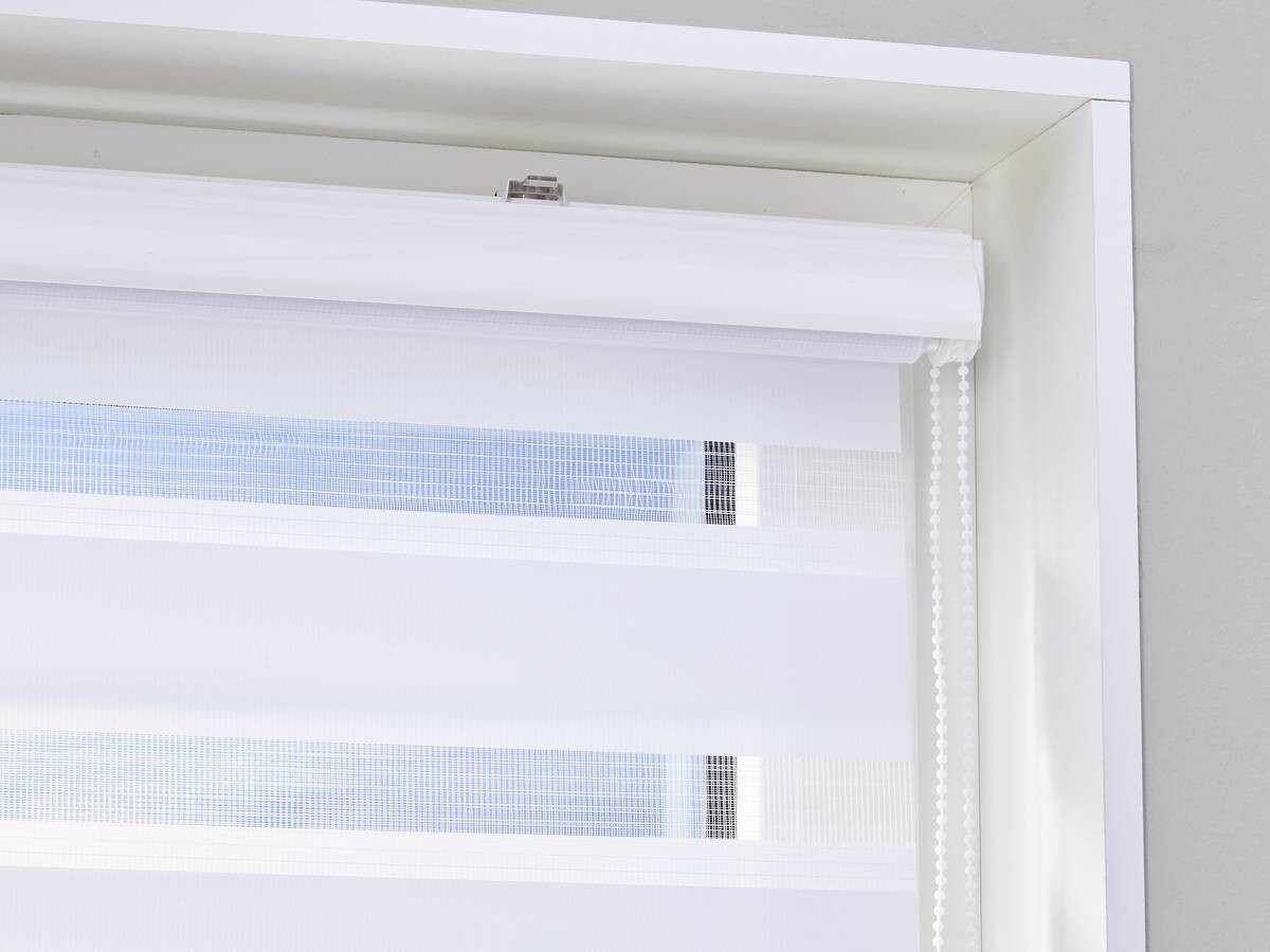 POCOline Doppelrollo mit Blende Easy-Fix weiß B/L: ca. 45x160 cm