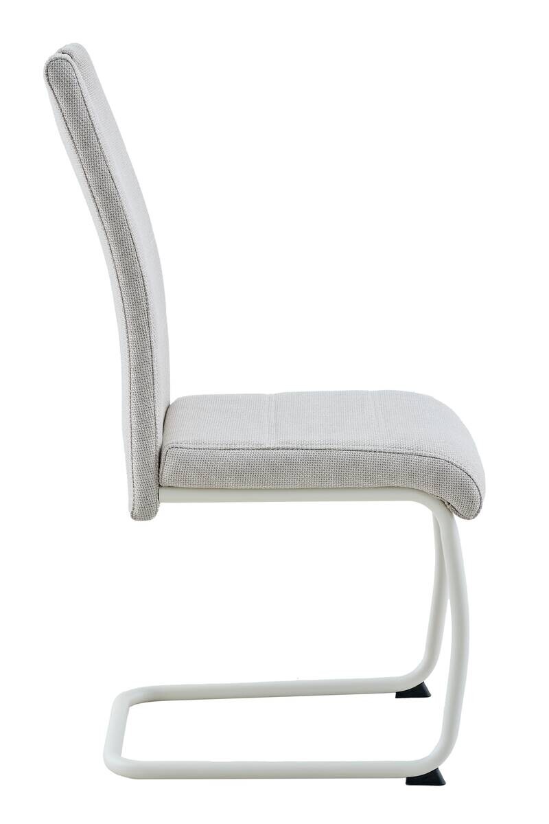 Schwingstuhl Florenz beige Webstoff B/H/T: ca. 43x99x60 cm