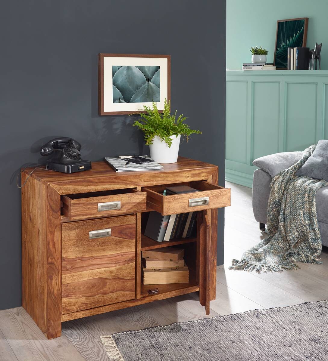 Sideboard natur B/H/T: ca. 90x70x40 cm