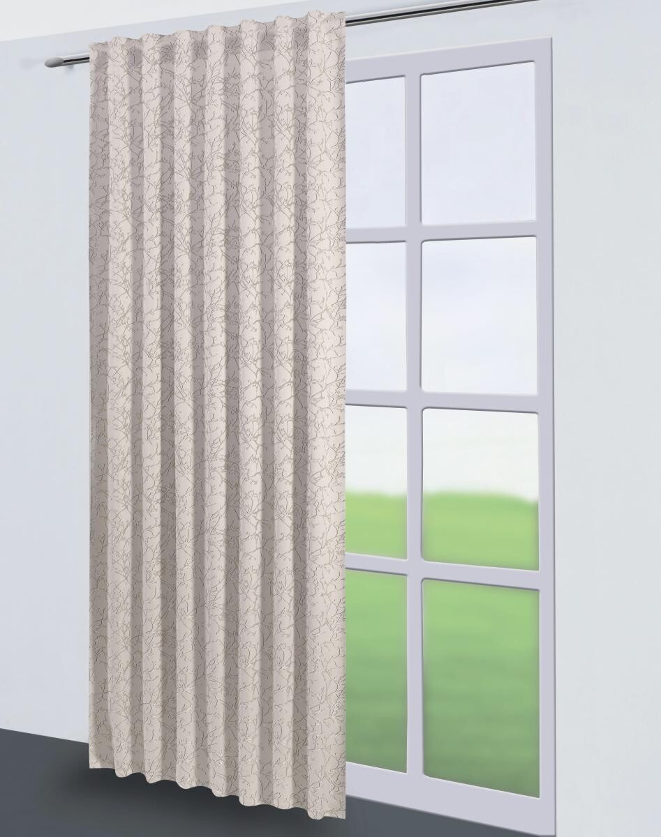 Kombivorhang Sibel beige B/L: ca. 140x245 cm