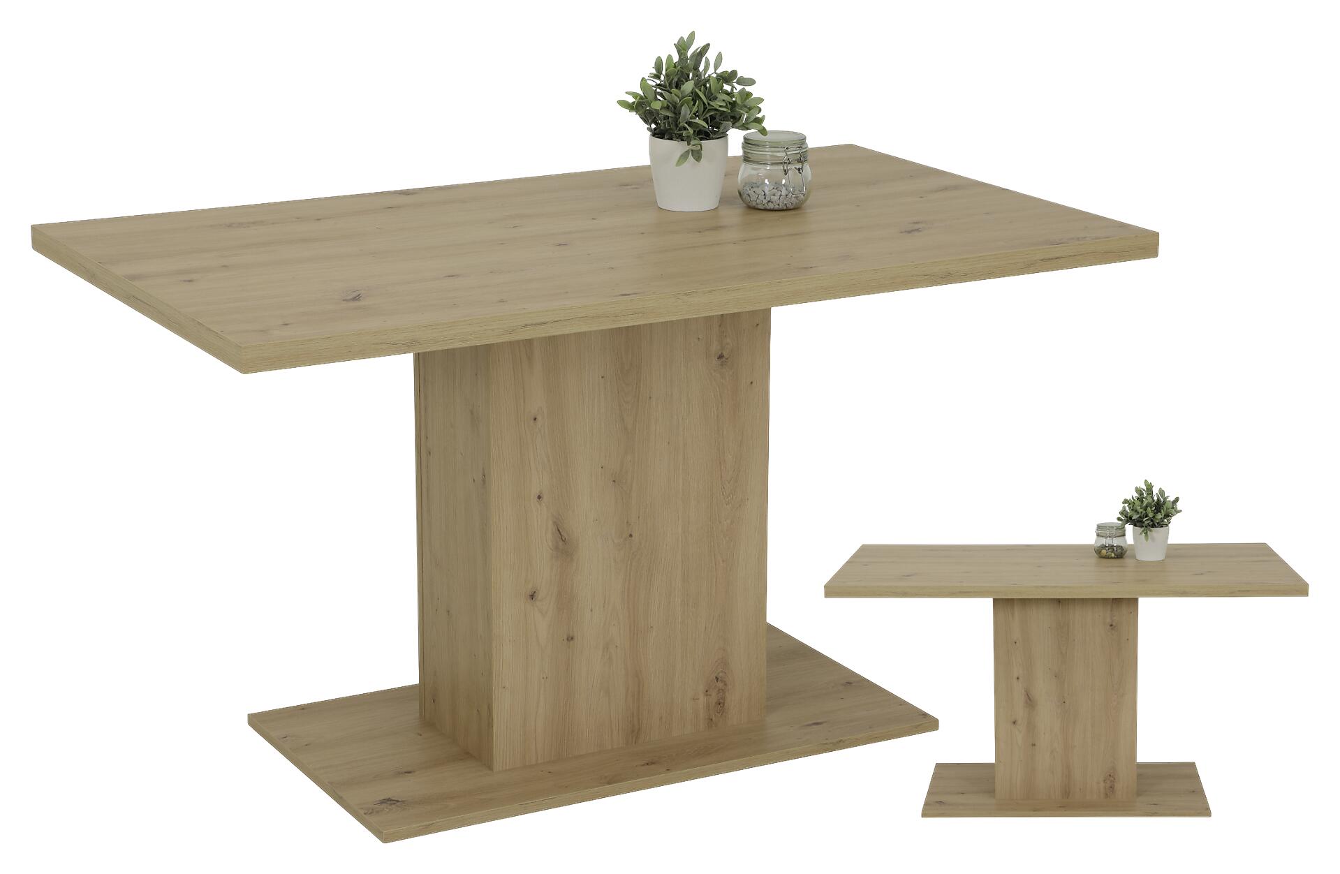 Esstisch LINN Eiche Artisan Nachbildung B/H/T: ca. 138x76x80 cm