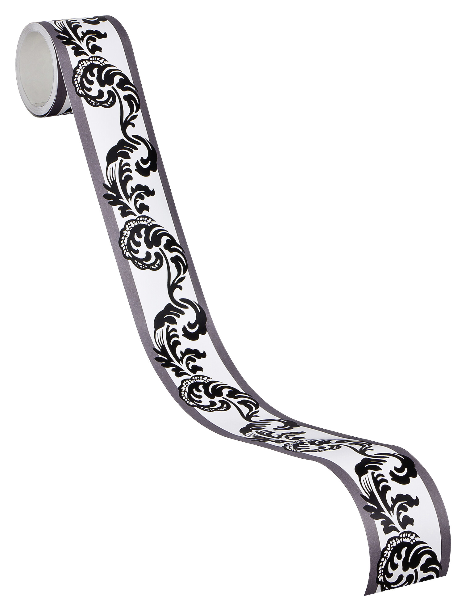 A.S.Creation Bordüre schwarz weiß B/H/D: ca. 5x500x5,5 cm