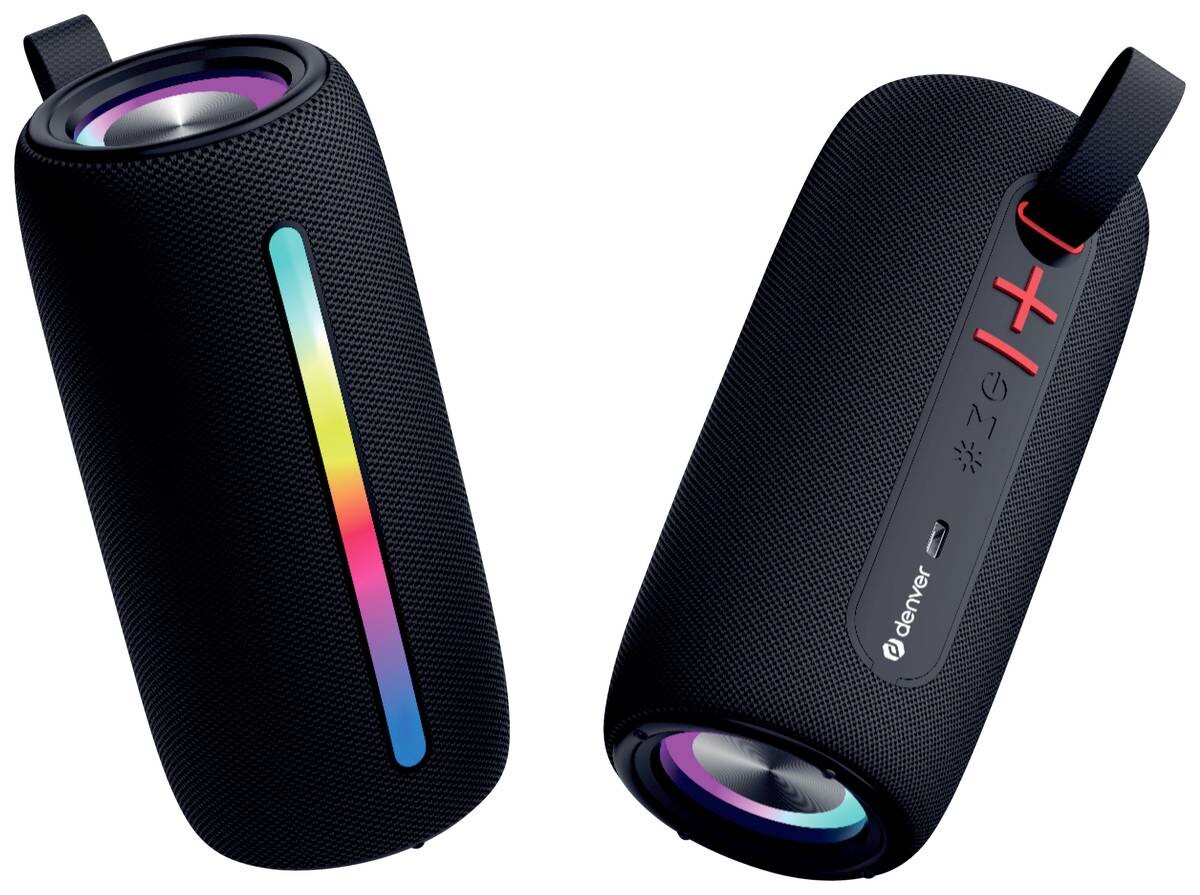 Denver Lautsprecher 111151020780 schwarz H/D: ca. 19x9 cm